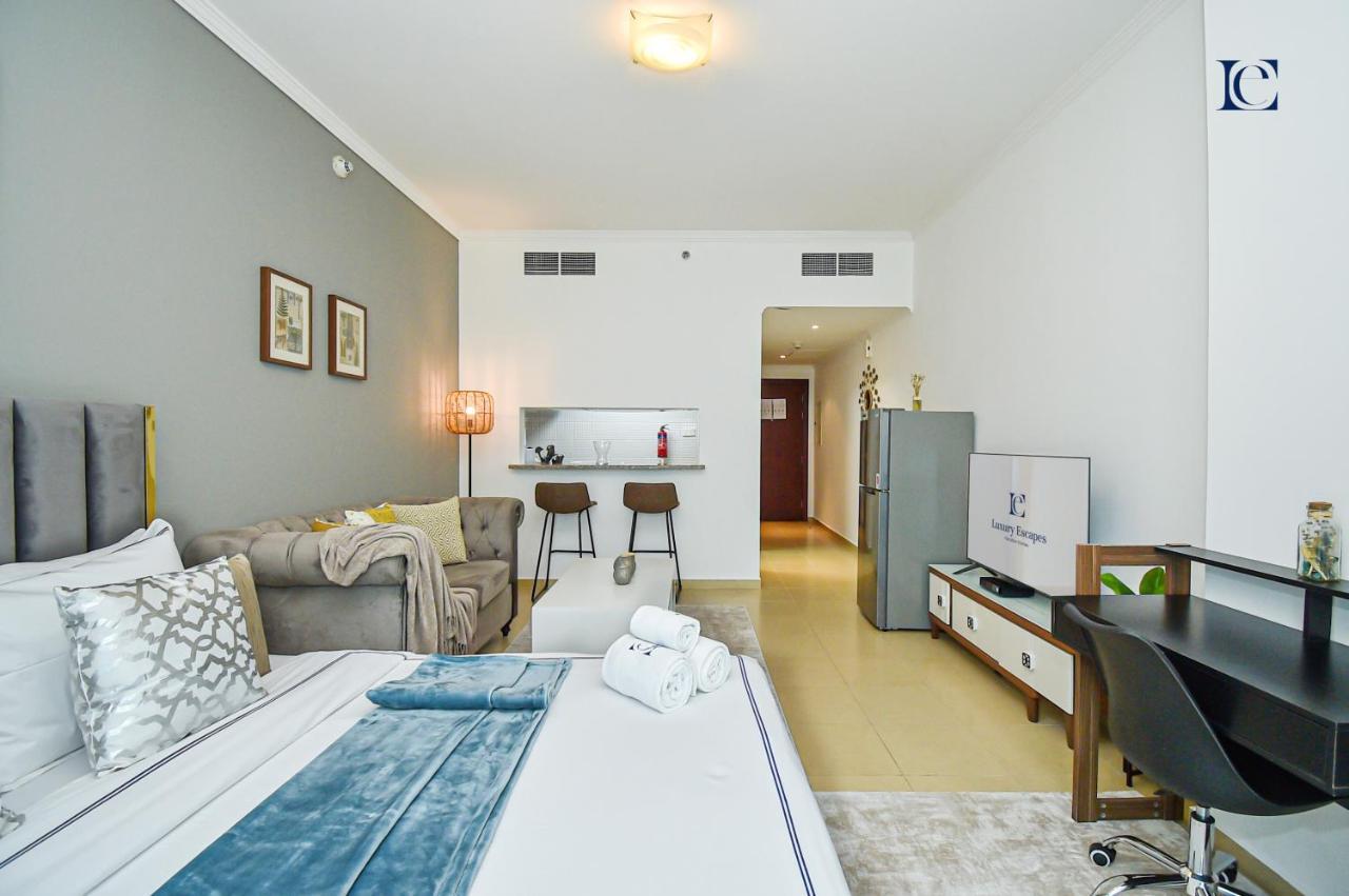 Luxury Escapes - Modern Studio Near Metro In X1 Tower Jlt Дубай Екстер'єр фото